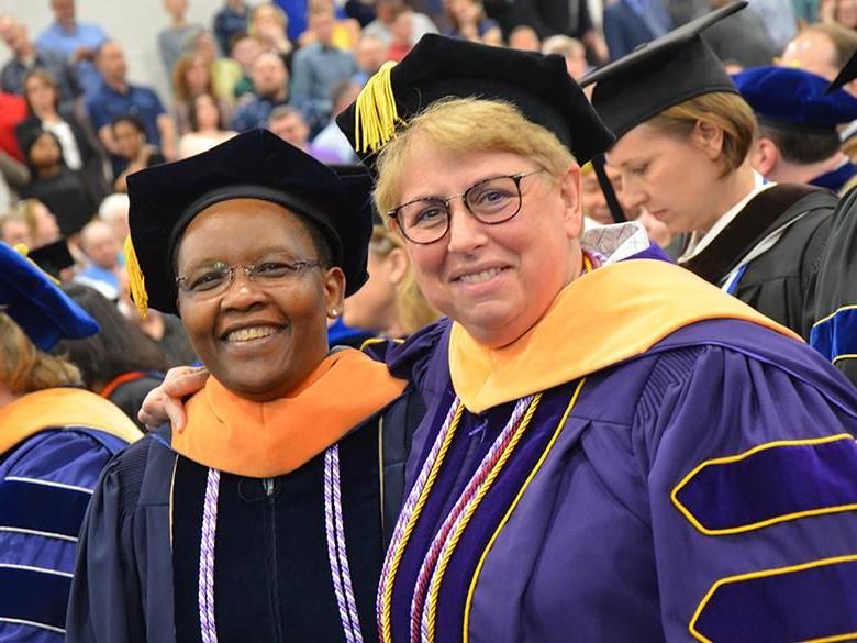 Nursing faculty at Commencement
